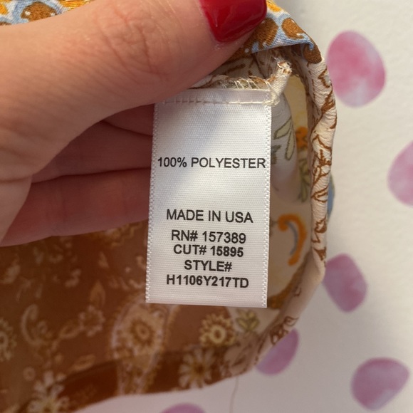 Originality Girls Paisley Wrap Skort Size M NWT - Picture 6 of 7